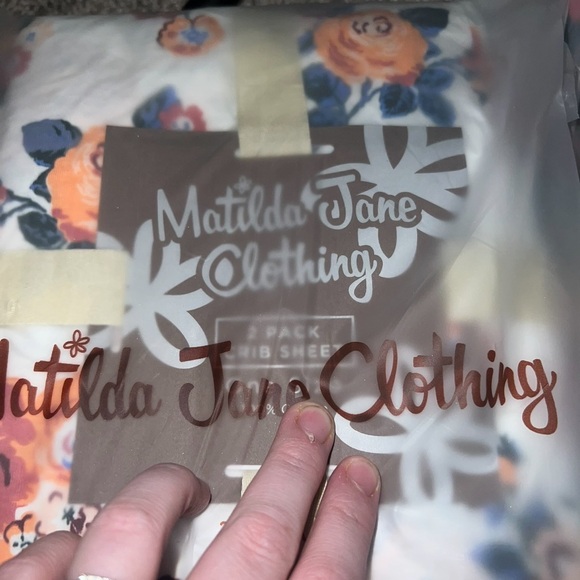 Matilda Jane Blue and Orange Sheets Vibrant Bedding